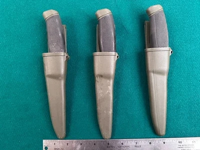 Frosts - Mora Sweden Kolstal - Cuchillos de hoja fija de alto carbono con fundas 3 en total Foto 1 de 3