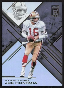 Carte de football Donruss Elite Joe Montana 2016 #38 - San Francisco 49ers - Photo 1/2
