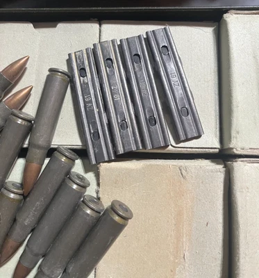 CANTIDAD-8 NUEVO Sin Usar Checo VZ-52 VZ52 Rifle 7.62x45 mm Clips Pelacables Nuevo Nunca Usado Foto 1 de 4