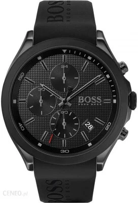 HUGO BOSS MENS VELOCITY WATCH HB1513720 BLACK RUBBER - WARRANTY - RRP 295.00 - image 1 of 3