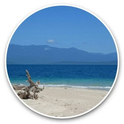 2 x Vinyl Stickers 25cm - Frankland Islands Beach Australia  #45067 - Image 1 of 4