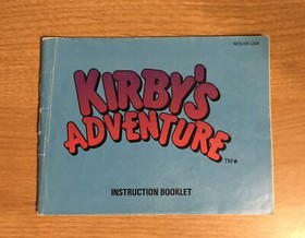 Kirby&rsquo;s Adventure - Nintendo NES - Instruction Manual Booklet Only