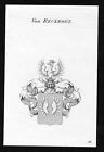 Ca. 1820 Reckrodt Wappen Adel Coat Of Arms Kupferstich Antique Print Heraldry