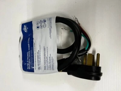 Cable de alimentación para secadora de 4 hilos PT600L genuino OEM FSP Whirlpool 6' 30A Foto 1 de 4