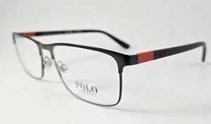 Ralph Lauren Polo Eyeglasses NEW PH 1190 Color 9157 Gunmetal Red Size 56 Men's - Picture 1 of 6