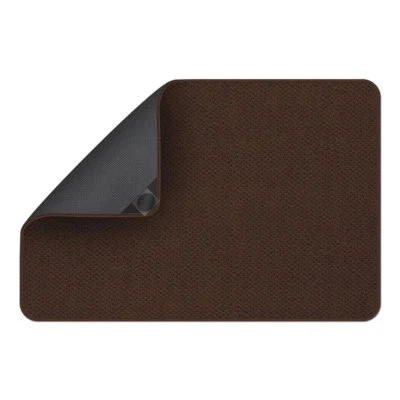 ATTACHABLE RUG FOR STAIR LANDINGS attach carpet floor mat CHOCOLATE BROWN - Image 1 of 4