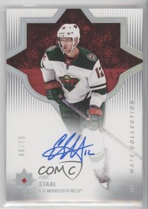 2018-19 Upper Deck Ultimate Collection Auto /75 Eric Staal #29 Auto