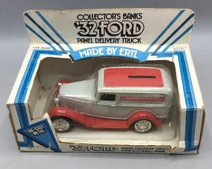 1932 Ford Panel Delivery Truck (Ben Franklin), With Locking Bank, New In Box - Picture 1 of 4