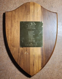 Vtg 1983 US NAVY SUBMARINE Wall Plaque w/Rhyme - USS DANIEL BOONE SSBN 629 Blue - Picture 1 of 7