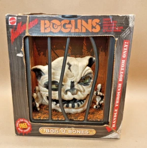 Vintage Halloween Boglins Bog-O-Bones Puppet Figure w/Original Box 1988 Mattel - Picture 1 of 24