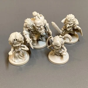 4PCS Heroes Bowie Lord Sting Models Aracdia Quest Board Game Miniature TRPG Toys - Picture 1 of 8