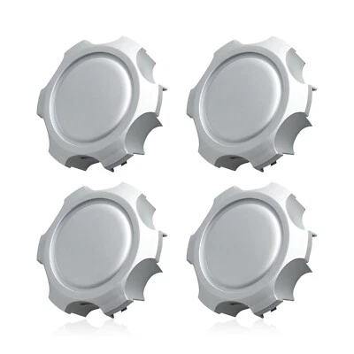 4PCS Wheel Center Hub Caps Silver for 1995-2001 Toyota Tacoma 6 lugs 15" Rims - Image 1 of 4