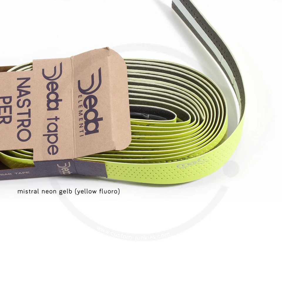 Deda Elementi Handlebar Tape Bright Fluorescent Yellow Road Drop Bar Wrap