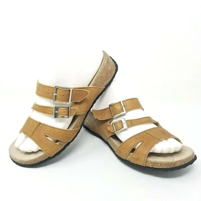 Sandalia Haflinger Mujer EUR 37 Marrón Deslizable Tirantes Sin Cordones Ajustable Alemana Foto 1 de 4