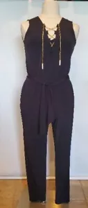 Michael Kors Black Jumpsuit Size Large - Picture 1 of 6