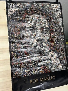 - 24x36 Bob Marley 1998 Photo mosaic Poster Music Wall Art - Picture 1 of 15