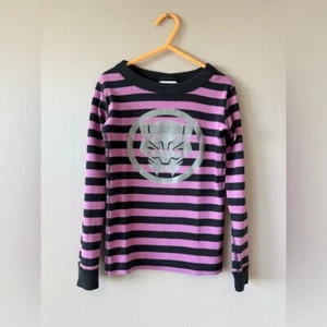 Hanna Andersson Marvel Black Panther Long Sleeve Pajama Top Size 6-7 Years - Picture 1 of 8