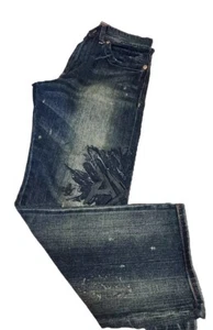 AX Armani Exchange Jeans Mens Distressed Relaxed Fit W 34” 29 L - Picture 1 of 17