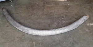 New 4" Diameter Explosion Proof Stainless Steel Braided Flex Pipe 10' Long - Picture 1 of 3
