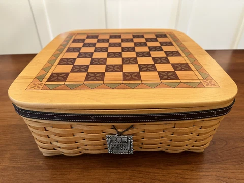 Longaberger 2001 Father’s Day Checker/Chess Cover