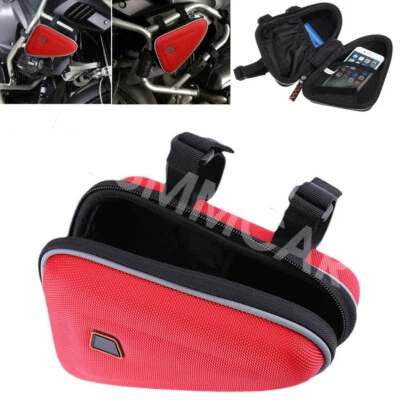 Motorcycle Engine Guard Mount Pouch Storage Bag Package For Phone Key Accessorie - Image 1 of 4