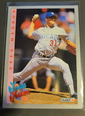 GREG MADDUX 1993 FLEER BASEBALL CARD # 707 C8405 - Image 1 of 2
