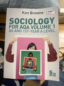 Sociology for AQA Volume 1, AS and 1st year A Level, for new 2015 spec - Picture 1 of 4