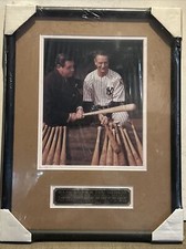 Lou Gehrig And Babe Ruth Picture Farewell Speech Limited Edition 636/2130