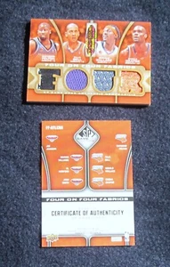 2009-10 Upper Deck NBA SP Game Used Four On Four Fabrics #'d 11/65 - See Photos - Picture 1 of 2