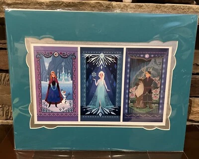 "Frozen Arendelle Griselda Sastrawinata 2023 parques Disney impresión de 14x18"" Elsa Anna" Foto 1 de 4