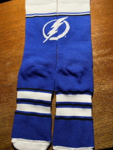 Tampa Bay Lightning Team Crew Socks 9-13 Cover