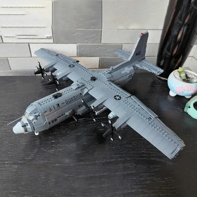 AC130 A-10 Warthog Jet Airforce Military Plane MOC Building Blocks Set Toy Gift - Image 1 of 4