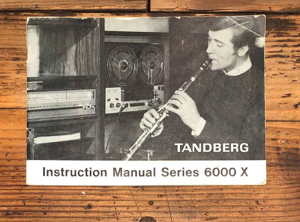 Tandberg Modelo 6000X Carrete a Carrete Propietario/Manual de Usuario *Original* Foto 1 de 1