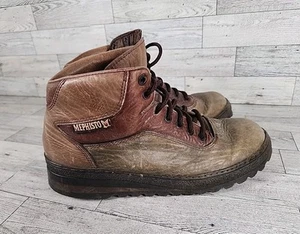Mephisto Men’s Leather Boots Size 7.5 Made In France - Picture 1 of 11