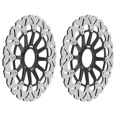 for Ducati 2 Front Brake Rotors Discs anigale 1299 R 2015-2017 1098 S 2007-2008 Foto 1 de 4