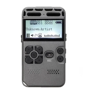 8GB Rechargeable LCD Digital Audio Sound Voice Recorder MP3 Player With Cable - Picture 1 of 7