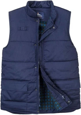 Portwest Aran S410 Unisex Navy Bodywarmer Gilet Size Small New *V - Image 1 of 3