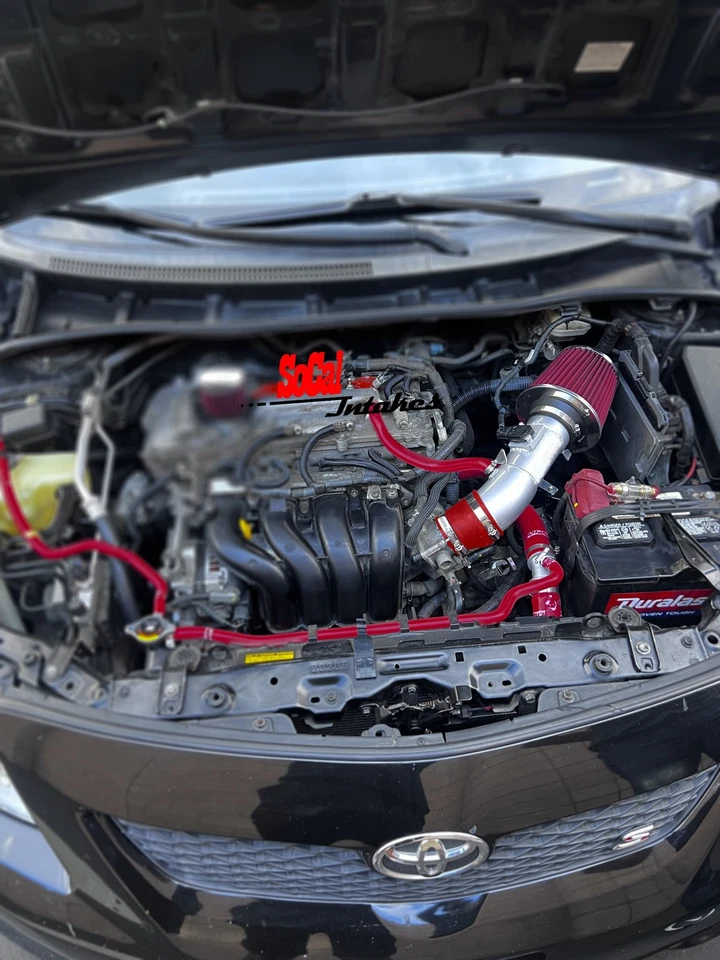 RED Air Intake Kit & Filter For 2009-2017 Toyota Corolla 1.8L L4 - Image 1 of 1