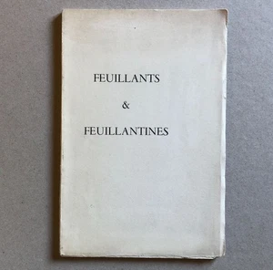 Geneviève Crucifix-Bultingaire — Feuillants et Feuillantines — 1961. - Picture 1 of 10