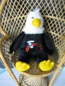 Plush Pennsyvania Eagle souvenir plushie 8 ins tall NWT - Picture 1 of 2