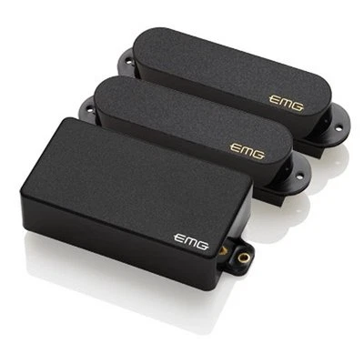 EMG SA/SA/81 SSH Combination Active Pickup Set for Strat Style Black, Solderless - image 1 of 3