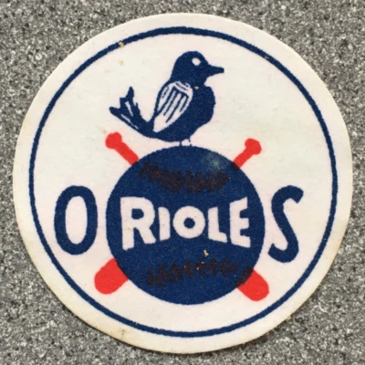 1961-65 ERA BALTIMORE ORIOLES MLB BASEBALL VINTAGE 2.75" ROUND TEAM PATCH - Image 1 of 2