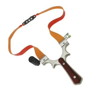 Defender Laser Hunting Slingshot with Dual Rubber Bands & Steel Frame - Picture 1 of 1