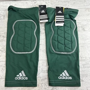 2 Stück - M Adidas Techfit Climacool Ironskin Navy Green Sleeve Pad Leg - Bild 1 von 11