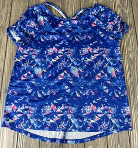 SO Active Blue Multicolor Athletic T Shirt Size XL 14 16 - Picture 1 of 3