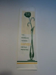 2000pc Printed Disposable Silverware Bags 2.75"x10" , Fast, Free Ship - Picture 1 of 4