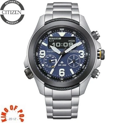 CITIZEN JV1006-51L, Eco Drive Land , Promaster, Zafiro,20 Bar - Image 1 of 4