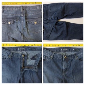 Blue Jeans pants Girls / Women SALT Cowgirl Capri Style Workwear Size 8 X 20 L - Picture 1 of 8