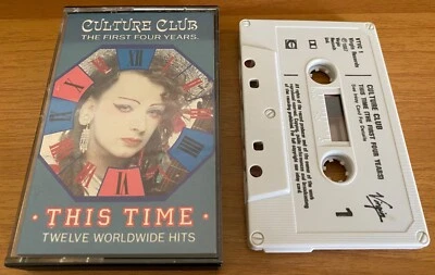 CULTURE CLUB This Time (The First Four Years) VTVC 1 RARE 1987 UK CASSETTE  - Image 1 of 4