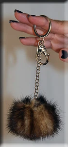 New Fitch Fur Key Chain - Extra Large Size - Efurs4less - Picture 1 of 1